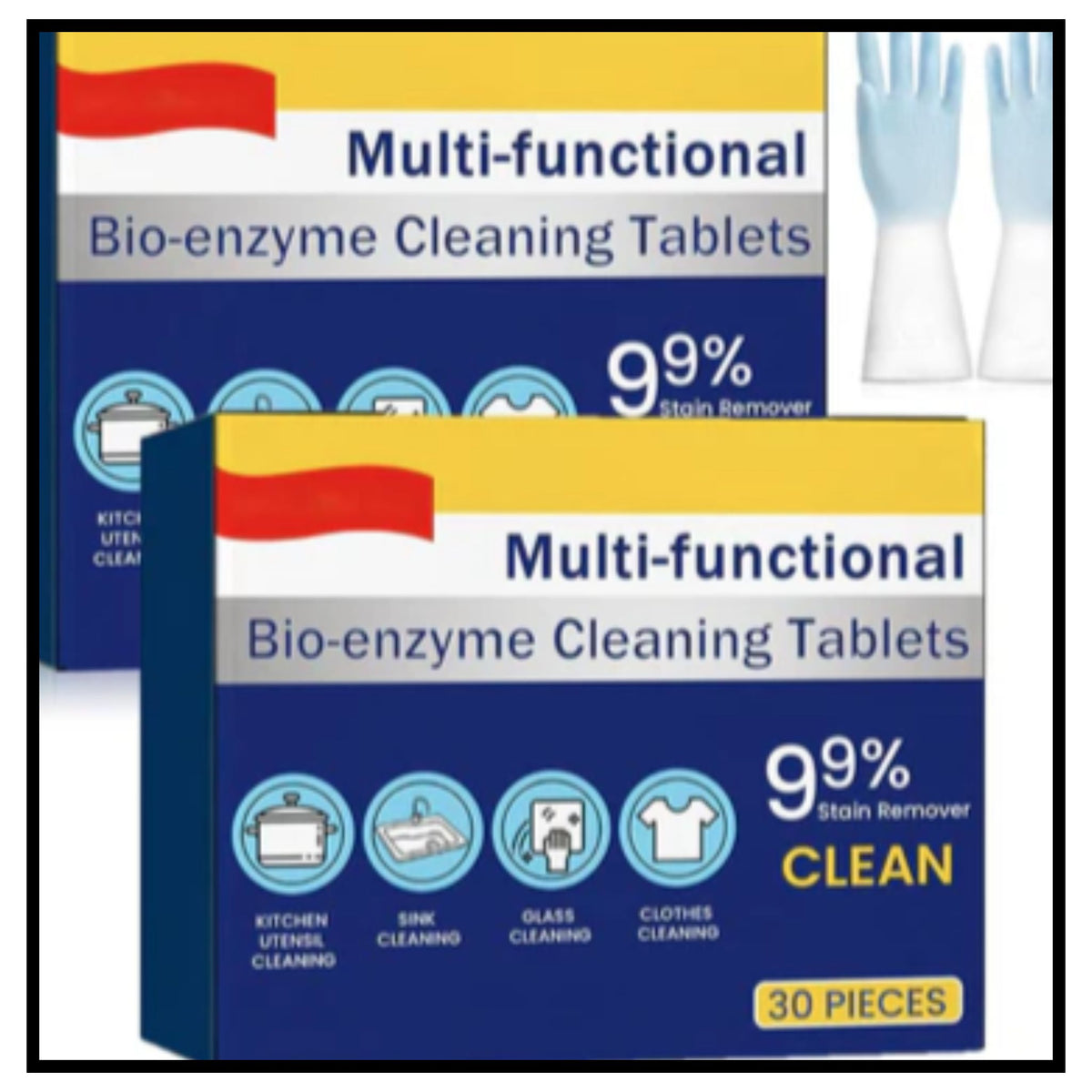 Multi-functional Bio-Enzyme Cleaning Tablets(Pack of 10)