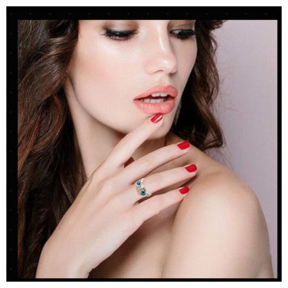 Open Ring Retro Adjustable Creative Decorative Finger Ring Animal Alloy Owl Eye Ring