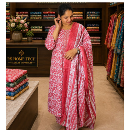 रेघा चूड़ीदार-टेराकोटा (414138) (3XL)