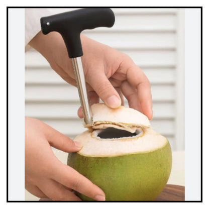 Coconut Opener Tool Stainless Steel Drill Cutter