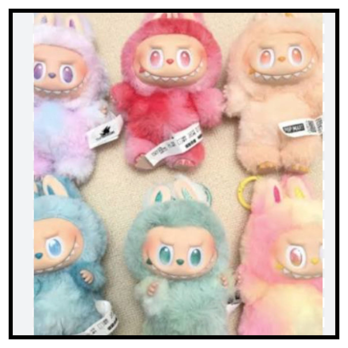 Labubu The Monsters Tasty Macarons Chestnut Cocoa Vinyl Plush ( Multicolor )