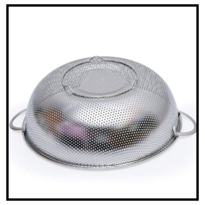 Stainless steel kitchen colander strainer