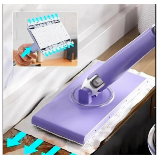 Easy-Clean Mini Mop With Auto Cloth Grip