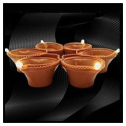 Water Sensor Diya for Electricity (Pack of 18)