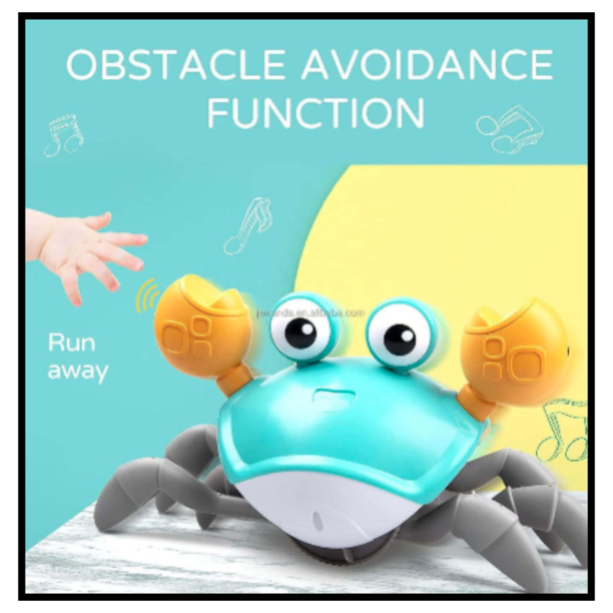 Crab Baby Toy Crawling with Music and LED Light