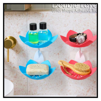 wall-mounted lotus flower soap holder (Pack of 2 )