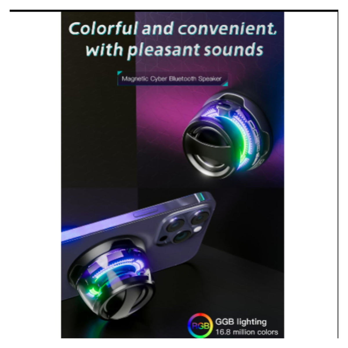 Magnetic Bluetooth Speaker,Multifunctional Portable G200 Speaker