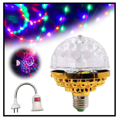 Rotating Magic Ball Light with Lamp Holder Set