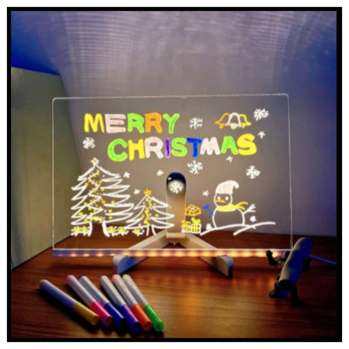 3D Acrylic Writing Pad with Pen