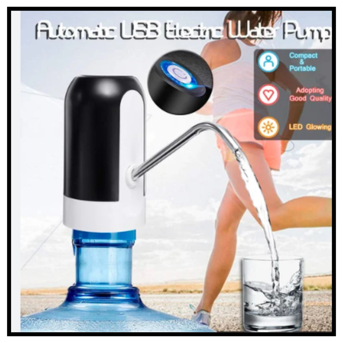 Automatic Wireless Water Can Dispenser Pump for 20 Litre Bottle