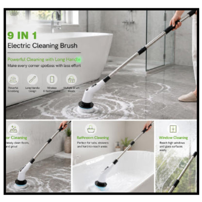 9 in 1 Electric Spin Scrubber