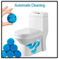Automatic Toilet Bowl Cleaner Tablets (Pack of 10), Bathroom Toilet Tank Cleaner, Toilet Blue Clean Bubbles, Long-Lasting, Mild Lemon Scent, Fresh Air and No Pungent Odor