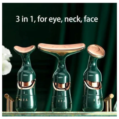 3 in 1 Anti Wrinkles Face Neck Eyes Massager