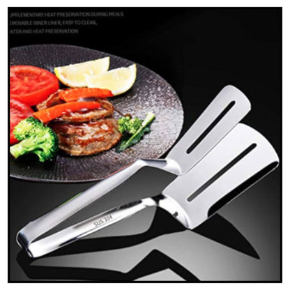 Heat Resistant Multipurpose Kitchen Frying Turner Serving Spatula Tong