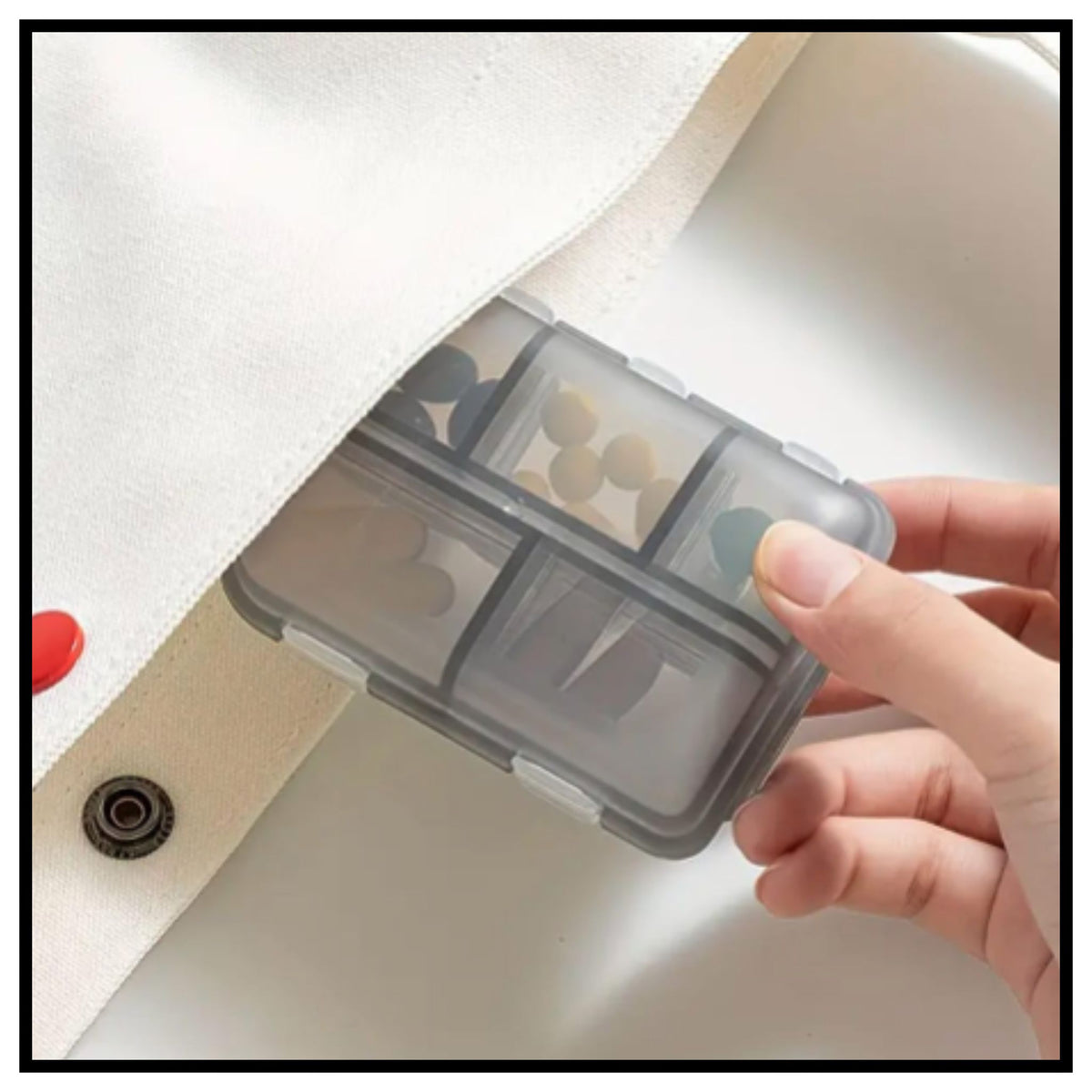 Double Layer Pill Organizer