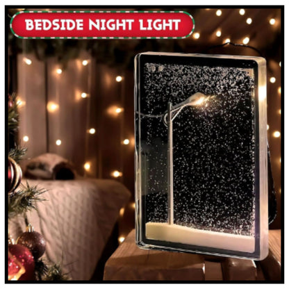 Snowy Street Lamp Night Light