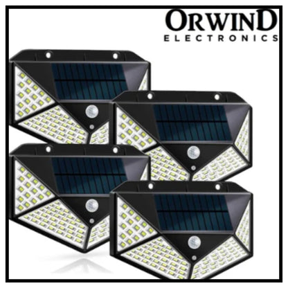 Latest Solar Lights for Garden 100 LED Motion Sensor