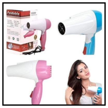 Professional Folding Hair Dryer - 2 Speed Control
