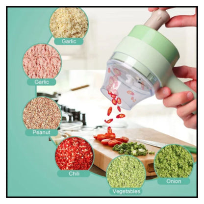 Portable Electric Vegetable Cutter Set
