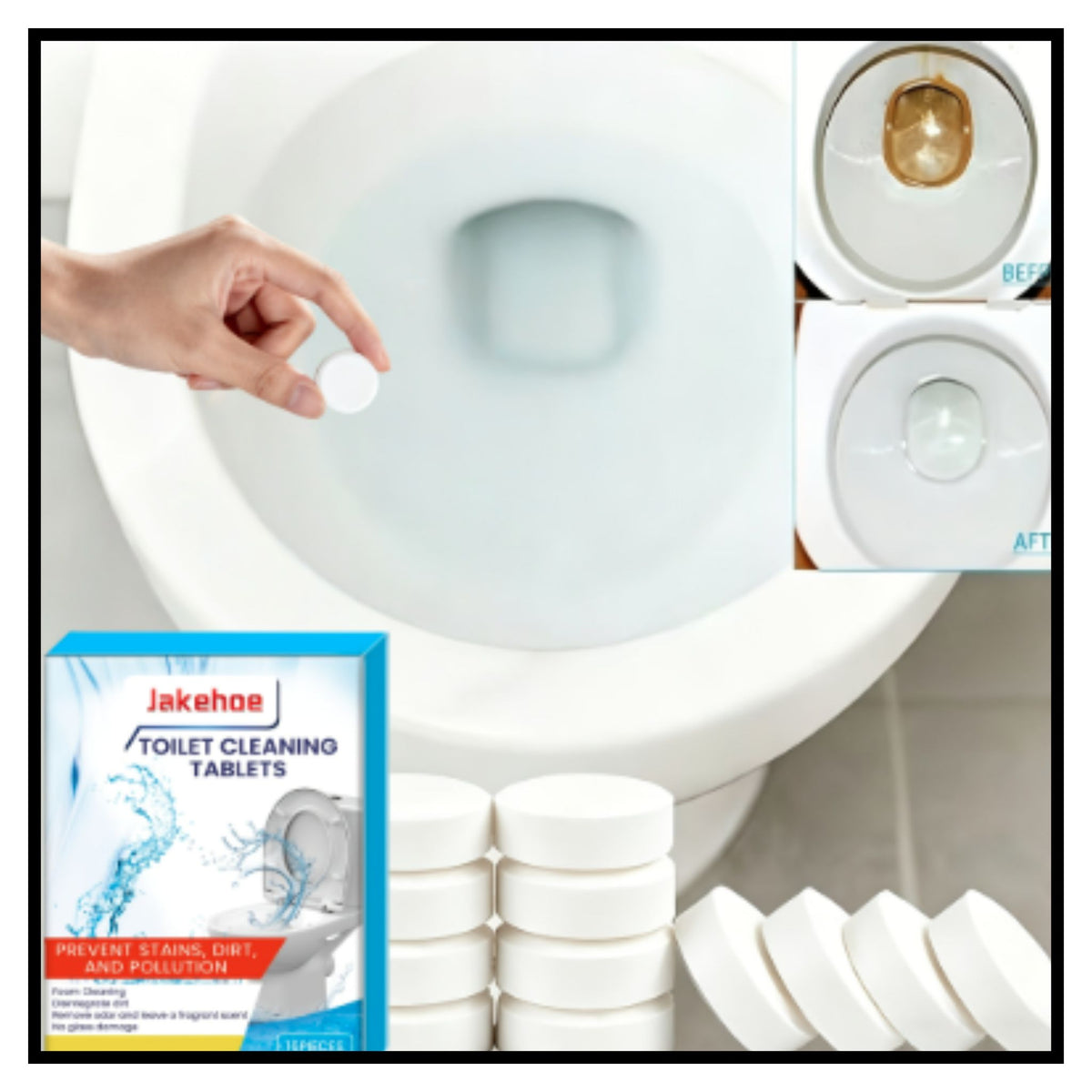 toilet cleaning tablets(Pack of 10)