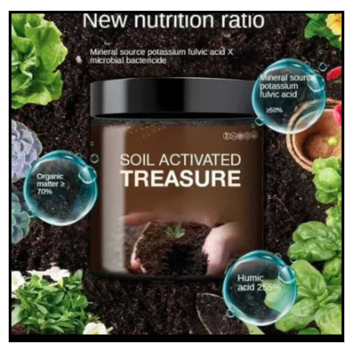 Soil Active Treasure Fertilizer | Potting Mix Soil for Plants ( Pack Of 2 )
