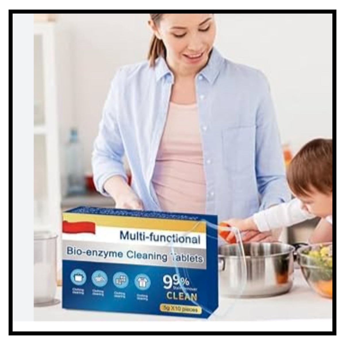 Multi-functional Bio-Enzyme Cleaning Tablets(Pack of 10)