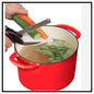 Multi Function Kitchen Vegetable Food Chopper Scissors With Spring Action And Locking Hinge