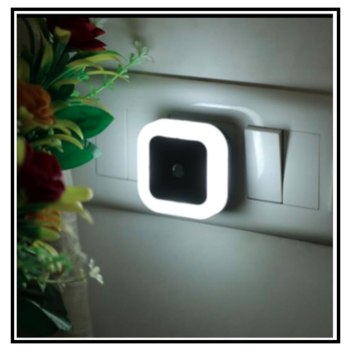 Motion Sensor Square Led Ceiling Light Flush Mount Garage Wall Lamp Warm White Light (Pack Of 2)