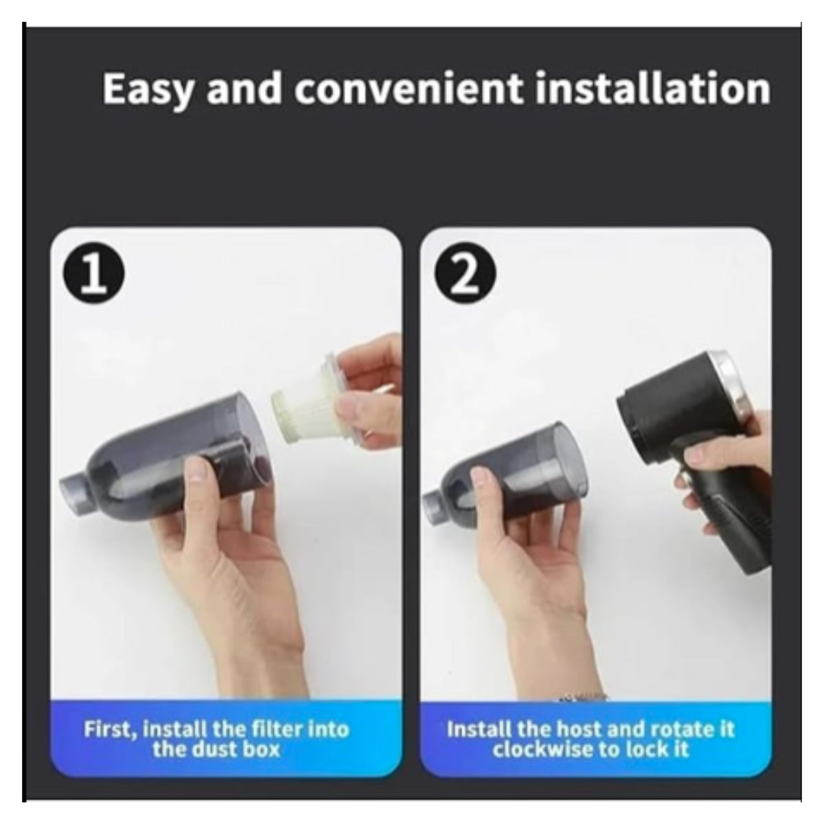 3 in 1 Portable Car Vacuum Cleaner with Blower | USB Rechargeable Wireless