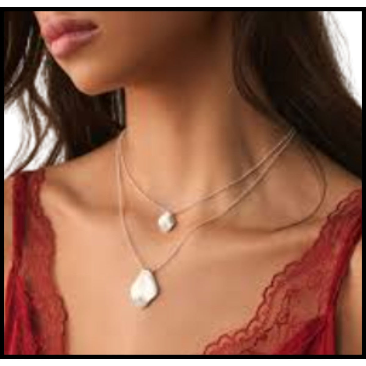 Stylish silver-plated floral and geometric pendants