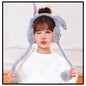 Cute rabbit jumping ear muffs for women