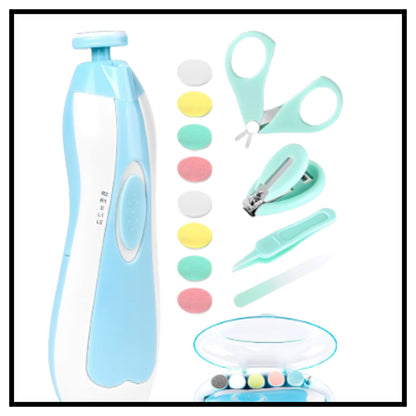 Baby Nail Clippers with Light Baby Nail File Grinder Set Safe Nail Trimmer Kit