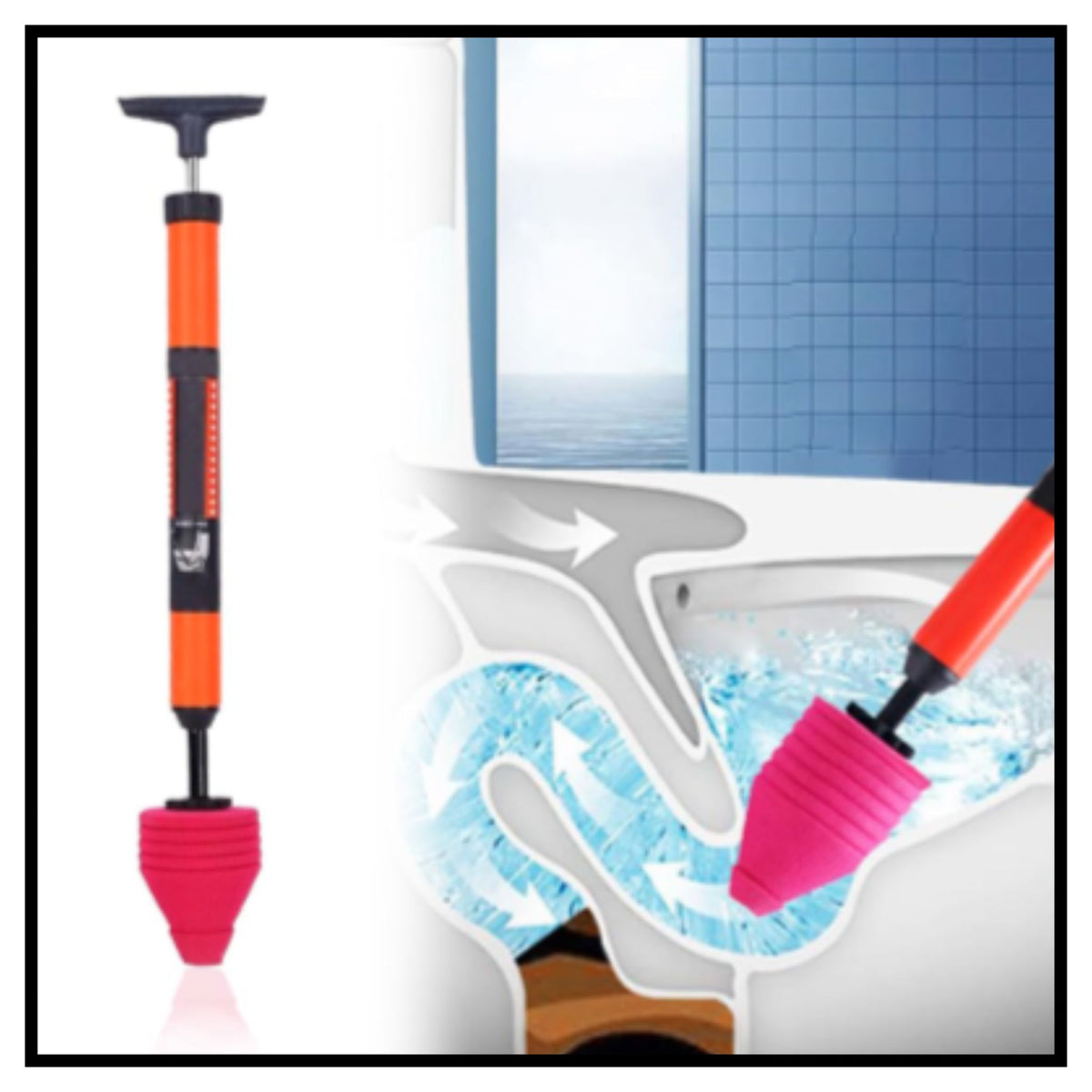 Plastic Turbo Flush High Pressure Dredging Tool