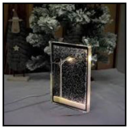 Snowy Street Lamp Night Light