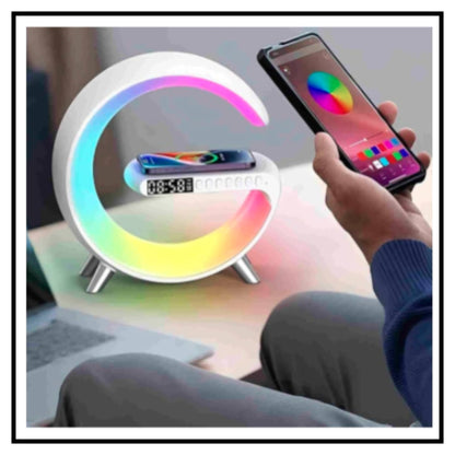 Magic Lamp - Wireless Charging Bluetooth Speaker RGB Light