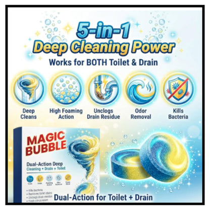 Dula Action Magic Toilet Tablet 24Tablets (Pack of 2)