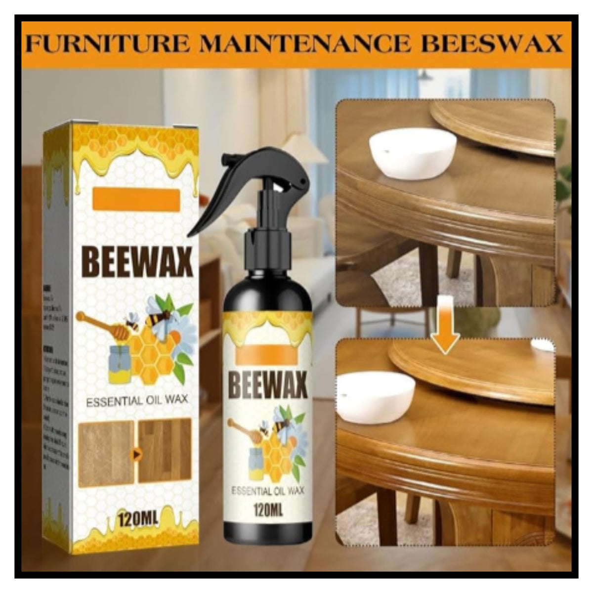 Furniture Polish Spray Wood Shine (Buy 1 get 1 free)