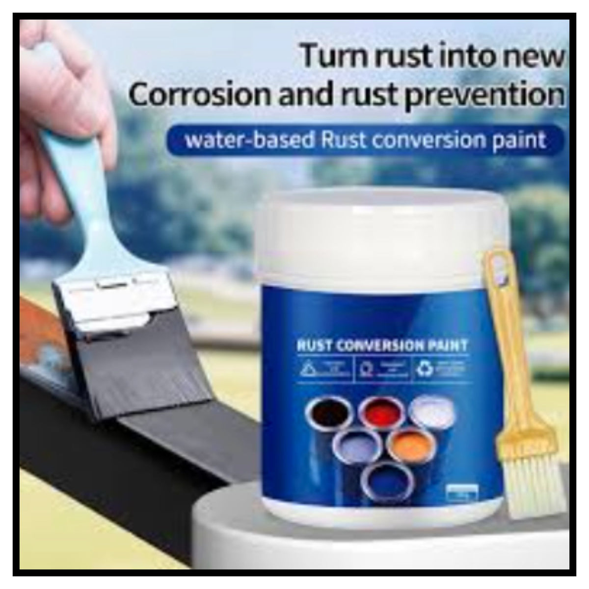 Weatherproof Rust Converter Paint(Pack of 2)