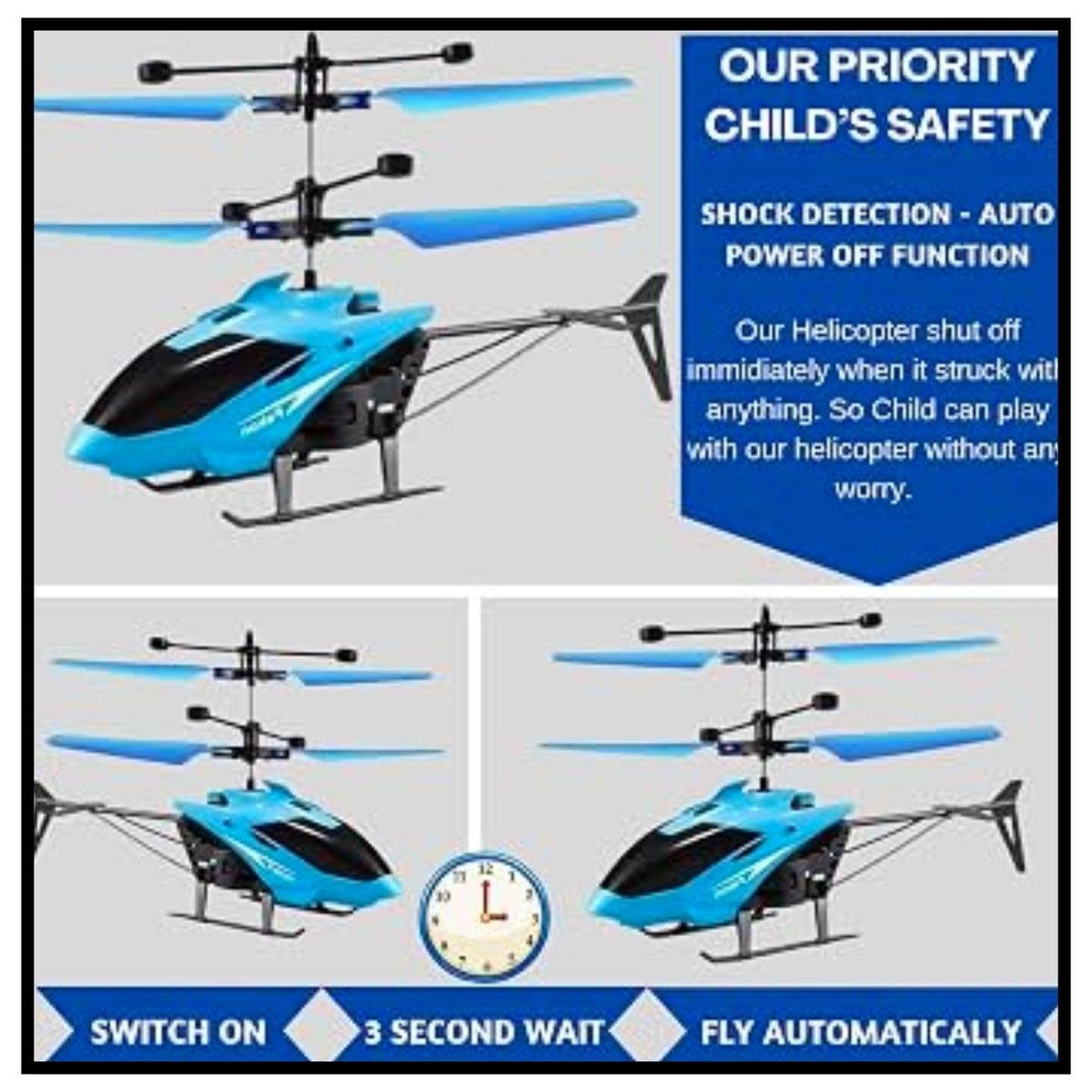 flying remote control exceed hand suspended induction helicopter