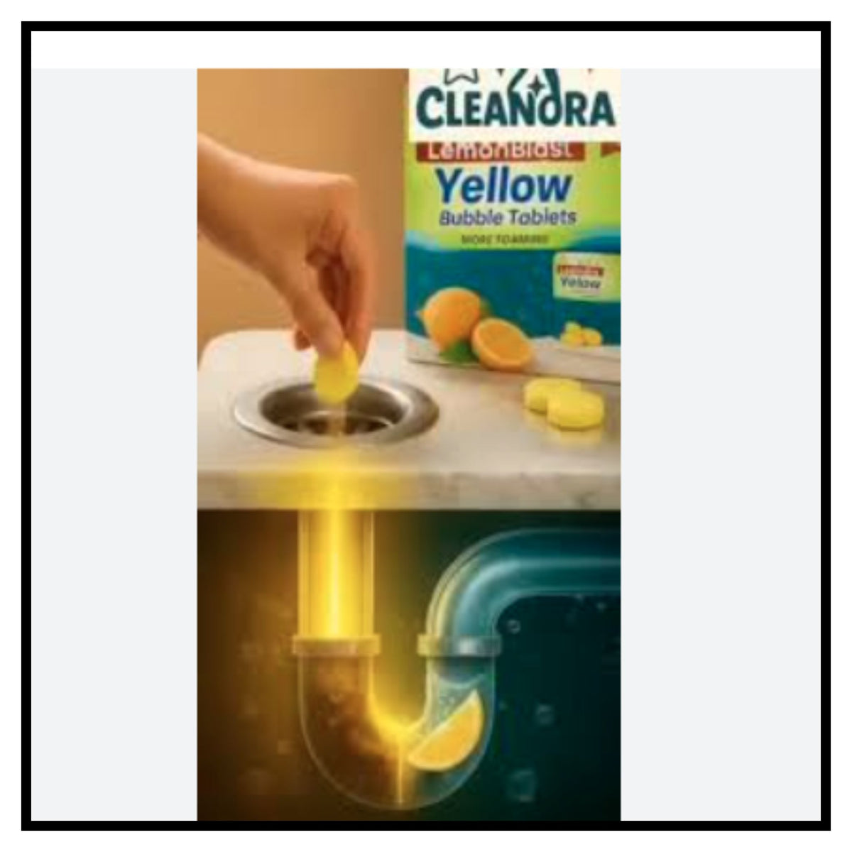 Lemon Blast Toilet Tablet 24Tablets (Pack of 2)