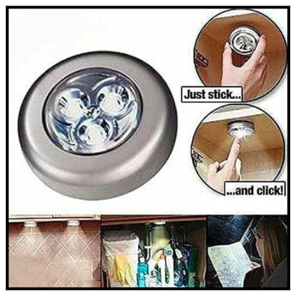 Plastic Stick-N-Clicks Led Bright Lights (PACK OF 2 )