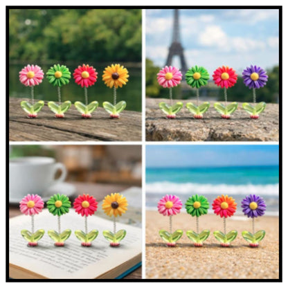 Sunflower Car Dashboard Decor Set of 5