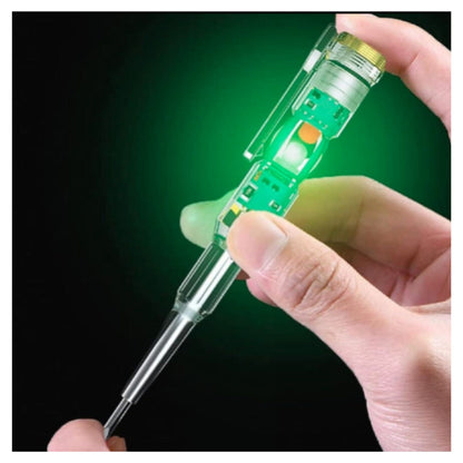 High-Brightness Intelligent Voltage Tester Pen, Multi-Function LED Test Pen with Screwdriver
