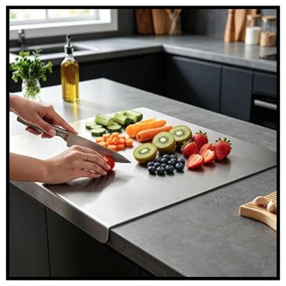 Stainless Steel Counter Top Chopping Board