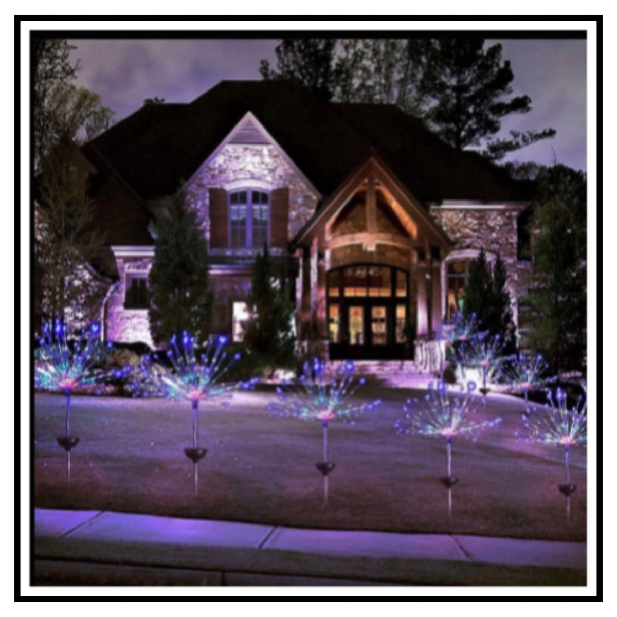 Seven Colors Gradient Solar Christmas Tree Light