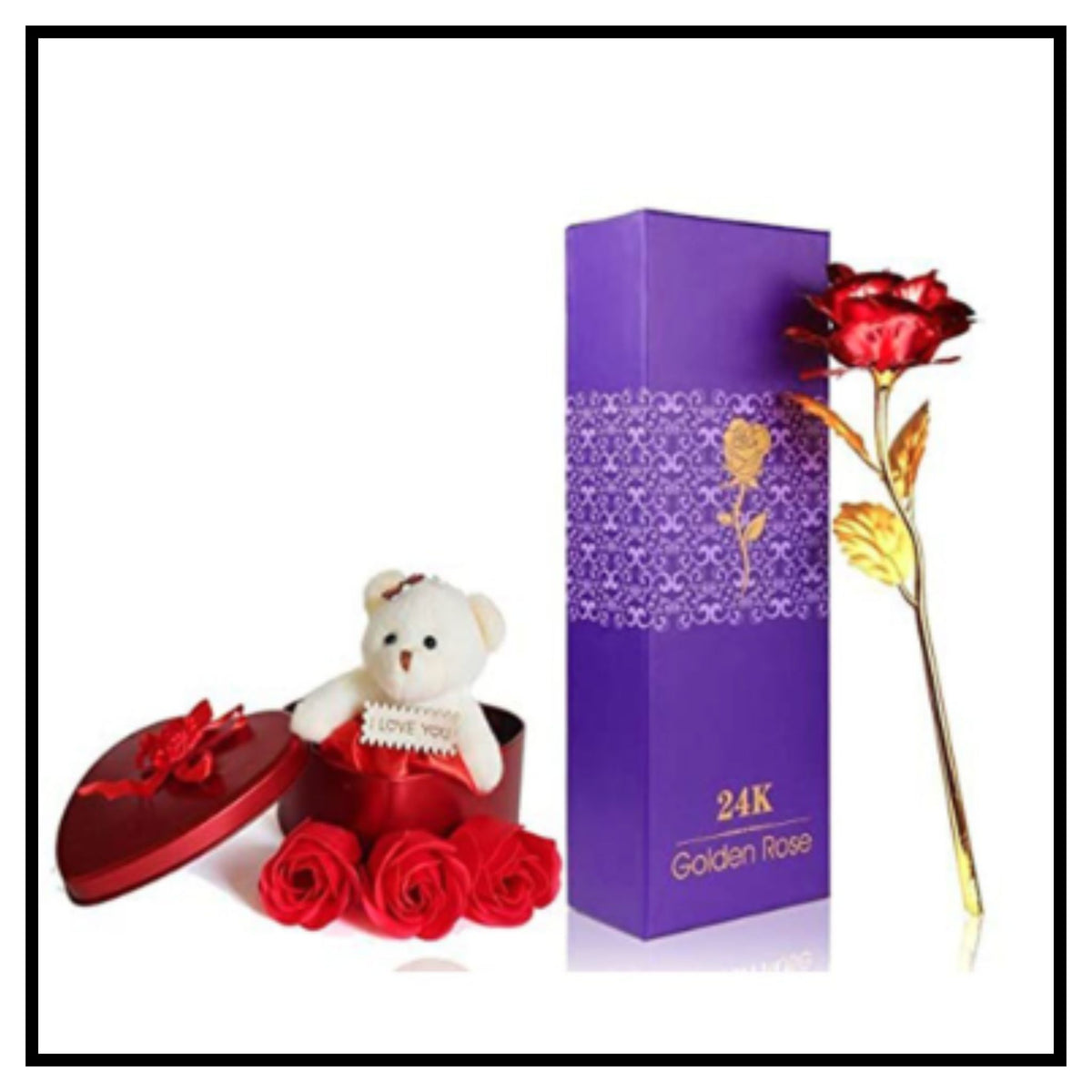 Red Love Stand With HeartBox