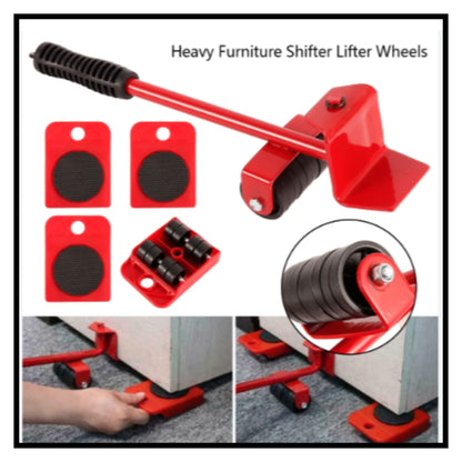Adjustable Heavy Furniture Lifter Shifter Tool for Furniture Household Furniture Lifter and Rollers Set for Home Appliance