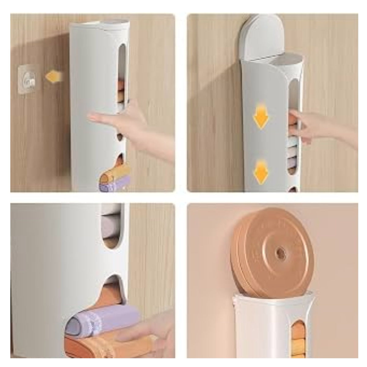 Multipurpose Wall-Mounted Cabinet Storage Organizer