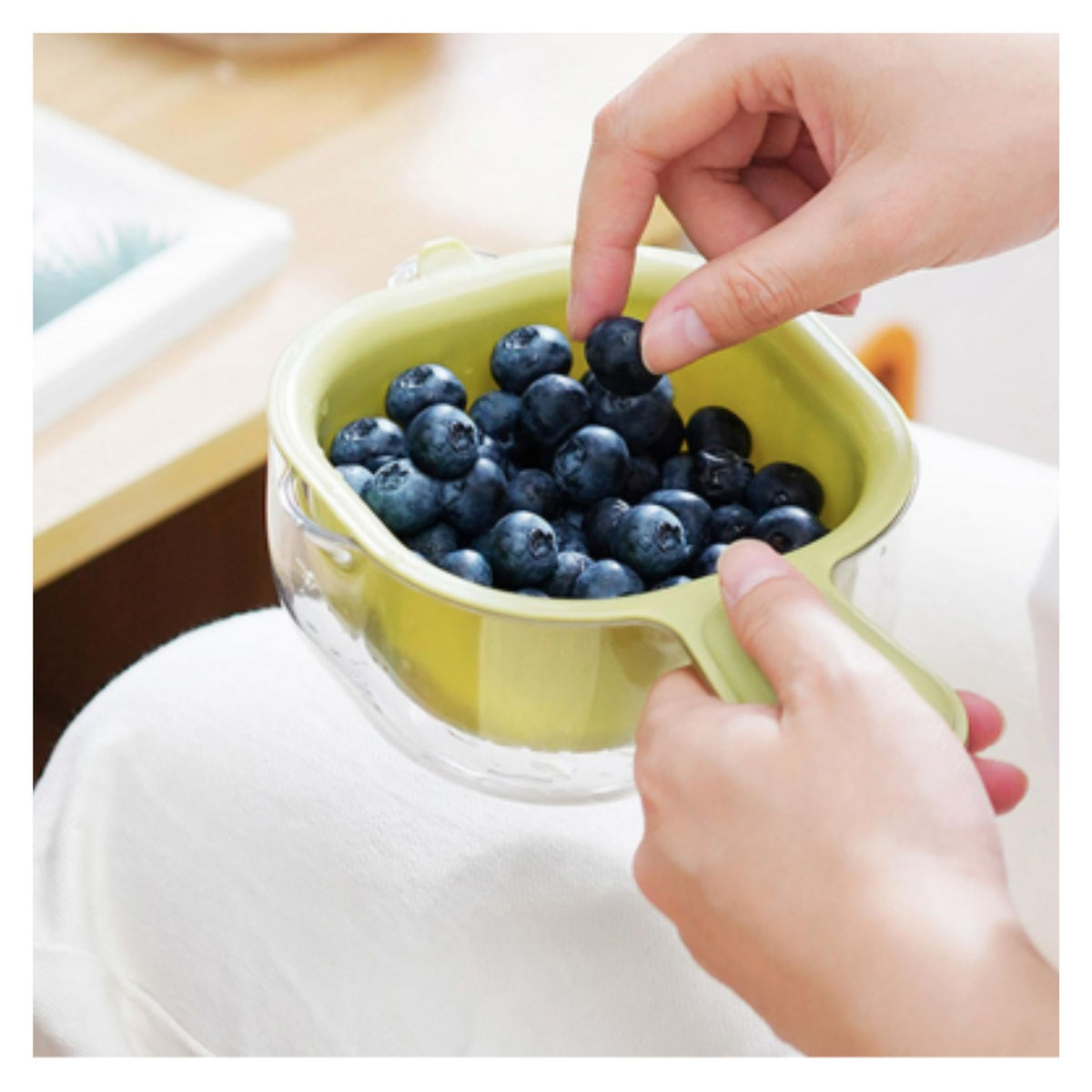 Vegetable & Fruit Washing Bowl with Handle