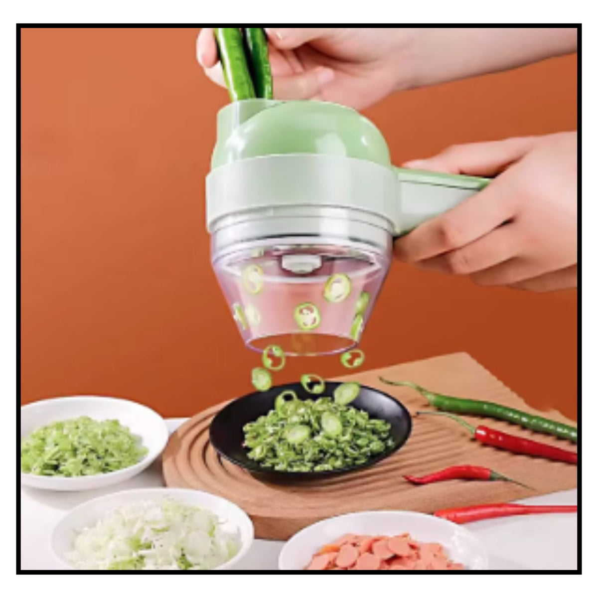 Portable Electric Vegetable Cutter Set